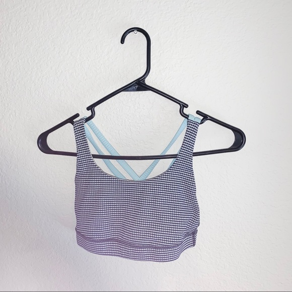 lululemon athletica Other - Lululemon Black and White Sports Bra Size 4